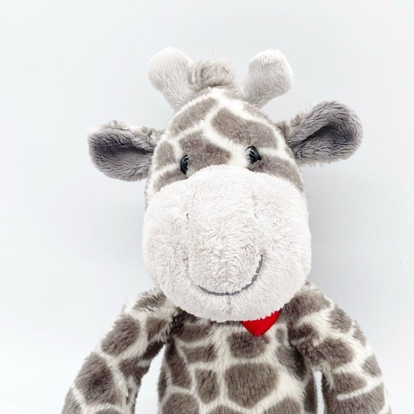 Gund Gray White Giraffe Red Heart on Chest Plush Stuffed Animal Toy 4060900 - Picture 8 of 13